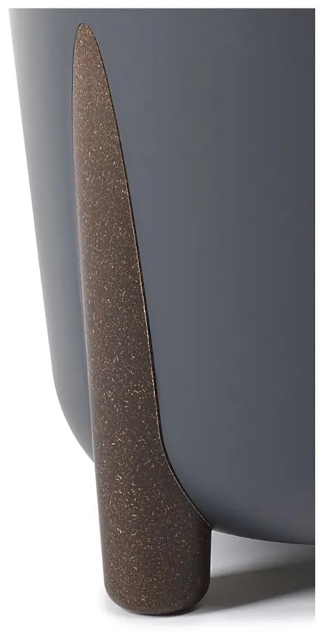 PLASTOVÝ KVETINÁČ MOSS ECO 25X26 CM ANTRACITOVÁ