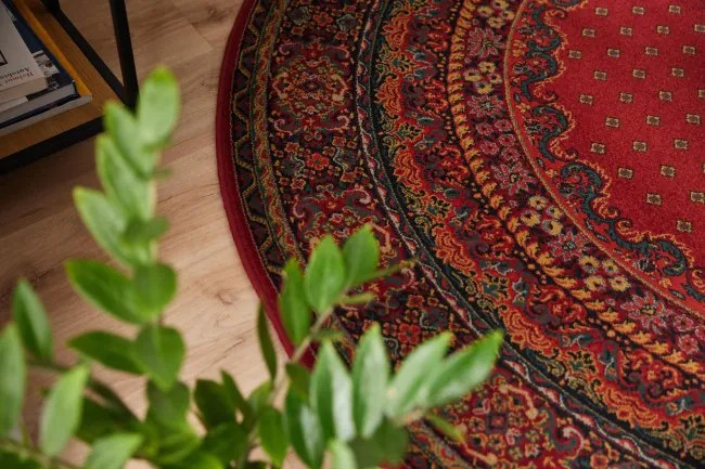 Koberec Dywilan Polonia Baron burgundský 2 ovál