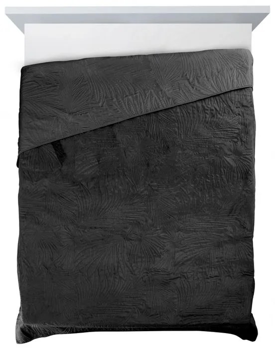Dekorstudio Luxusný zamatový prehoz na posteľ LUIZ4 v čiernej farbe Rozmer prehozu (šírka x dĺžka): 220x240cm
