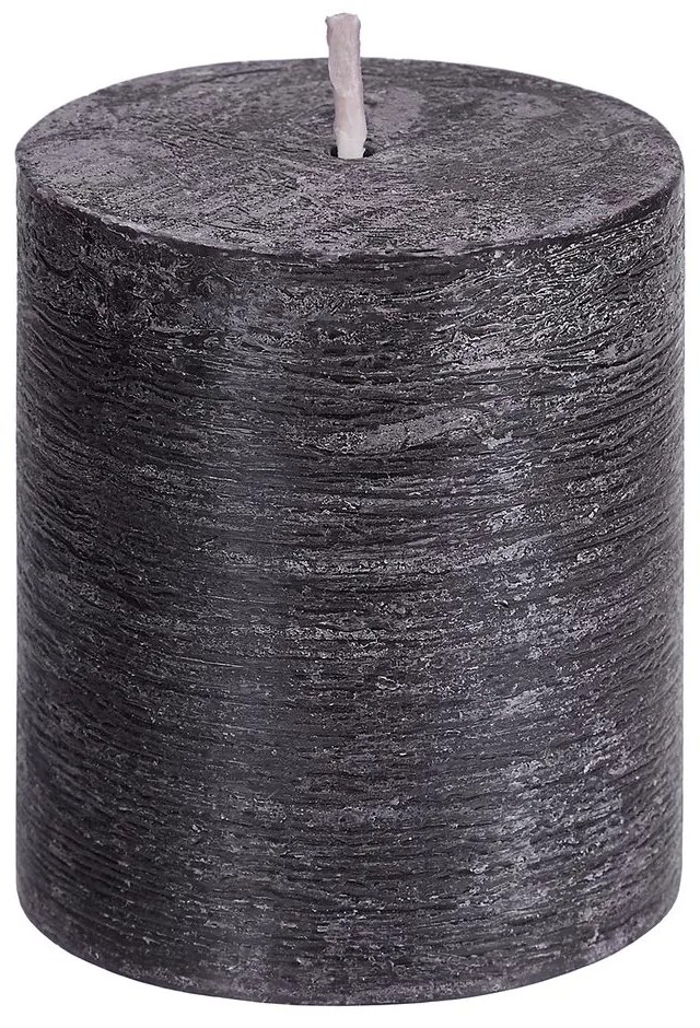 RUSTIC sviečka 8 cm - čierna