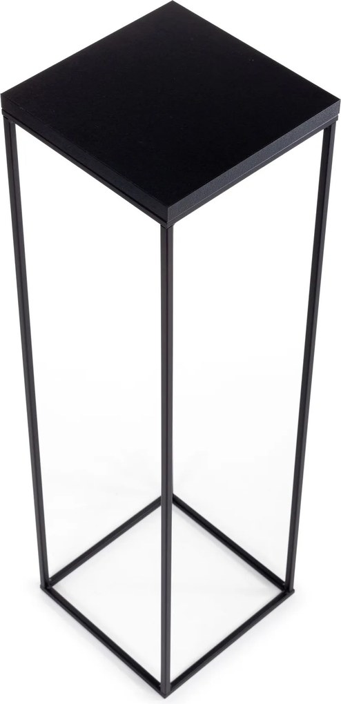 STOJAN NA KVETINÁČ SIMPLE 80X24X24 CM ČIERNA