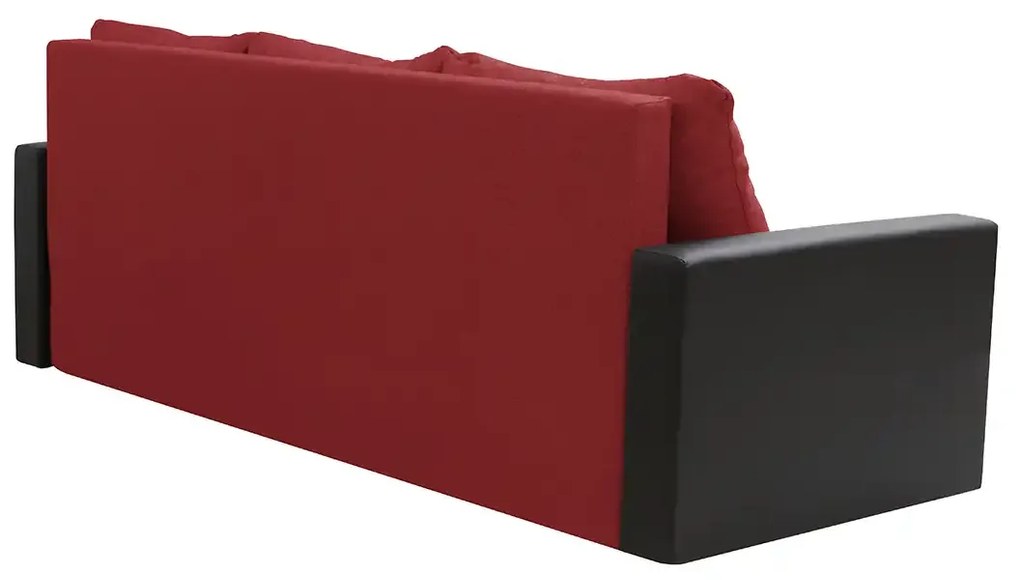 Pohovka 3-miestna s funkciou spania EKO Čierna