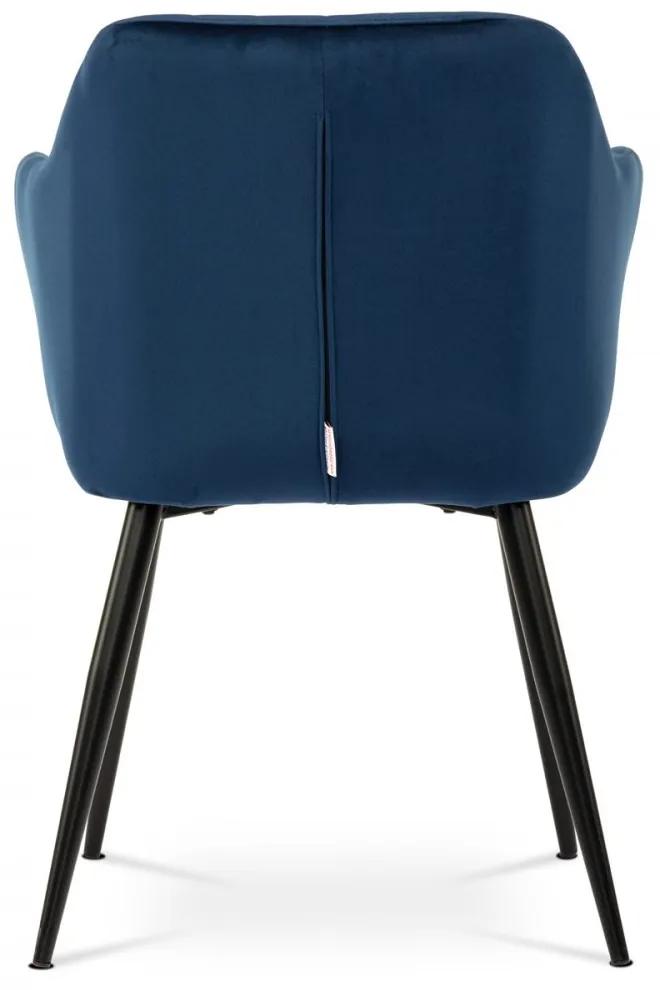 Jedálenská stolička PIKA Autronic Modrá