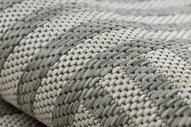 Koberec ORGANIC 2131 geometrický, krémový / sivý / naturálny