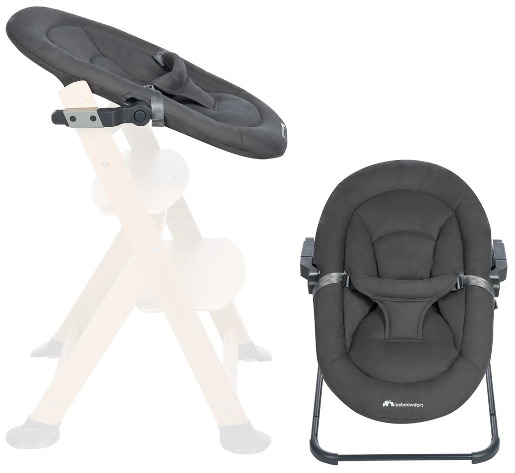 Timba Baby ležadlo 2v1 Mineral Graphite