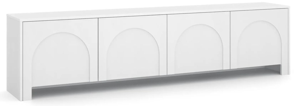 TV stolík Arco 204 cm biely