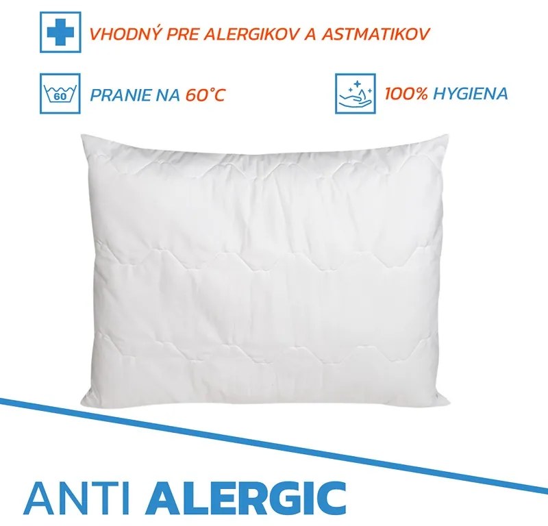 Vankúš ANTIALERGIC 70x90 cm 1200g plniteľný