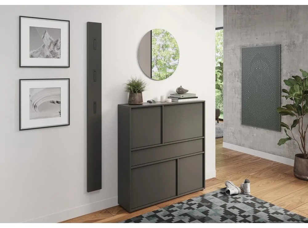 Antracitová skrinka 83x63x25 cm Ameca 2.0 – Germania
