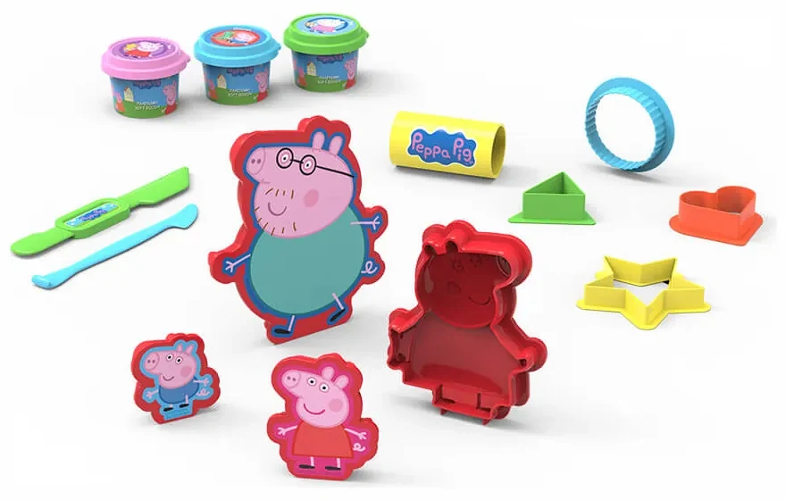 Prasiatko Peppa set plastelína
