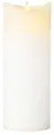 SIRIUS Exkluzívna vosková LED sviečka, 20 cm, biela