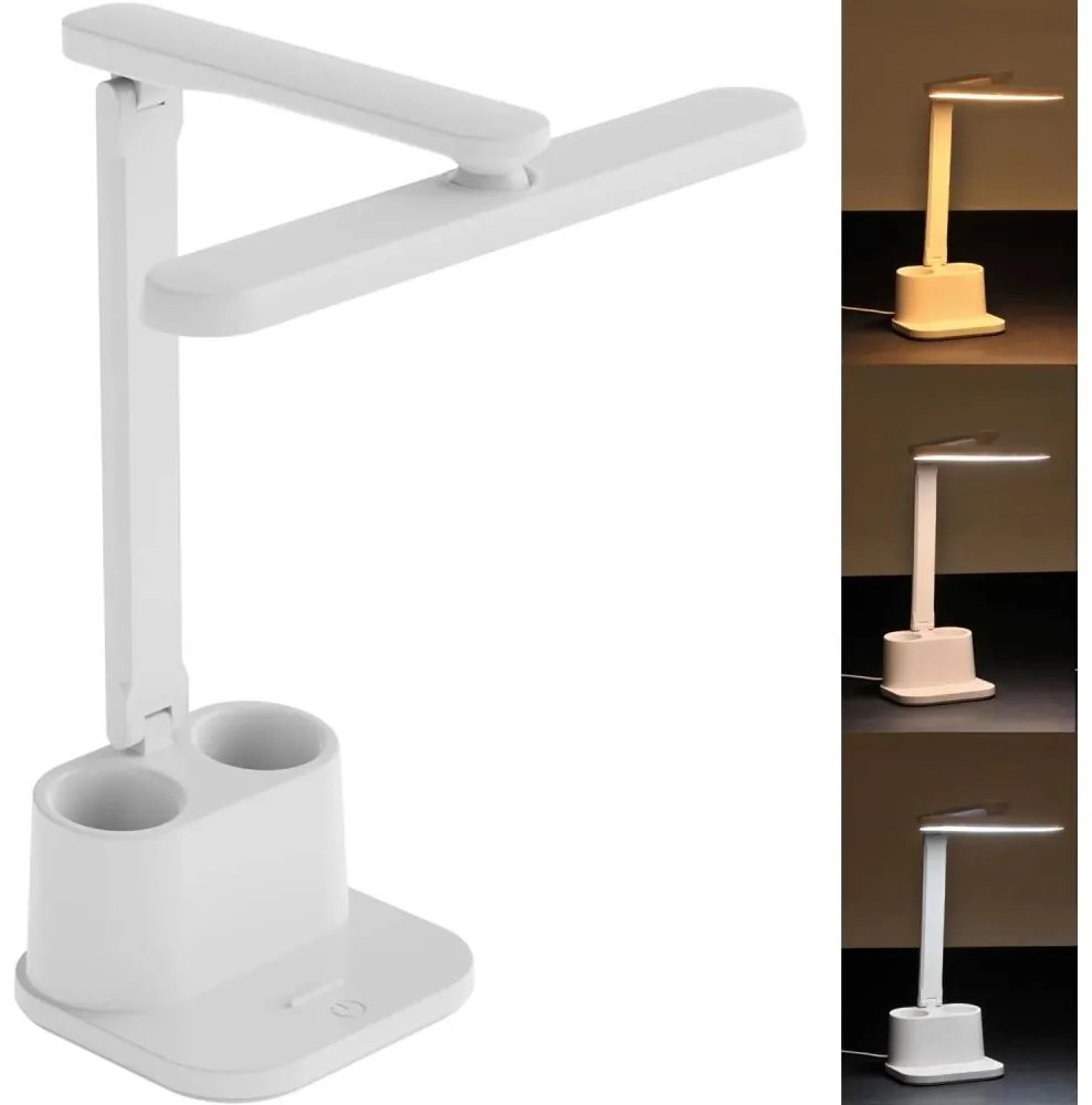 LED Stmievateľná dotyková stolná lampa BARI LED/6W/230V biela