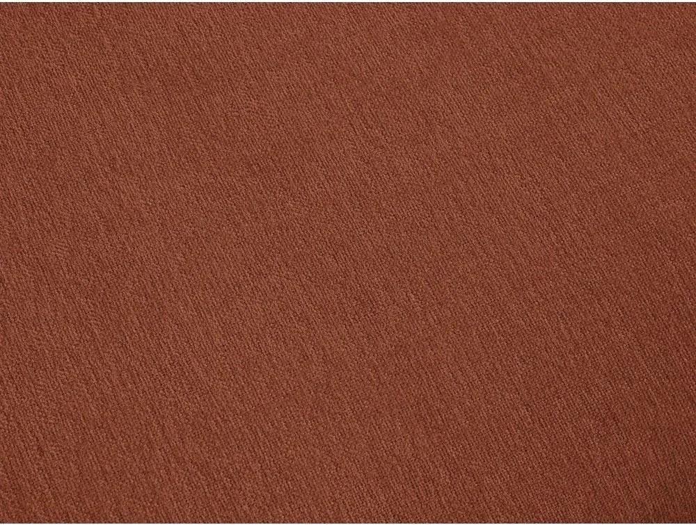 Oranžová pohovka na každodenné spanie/rozkladacia 220 cm Cocoone – Bobochic Paris