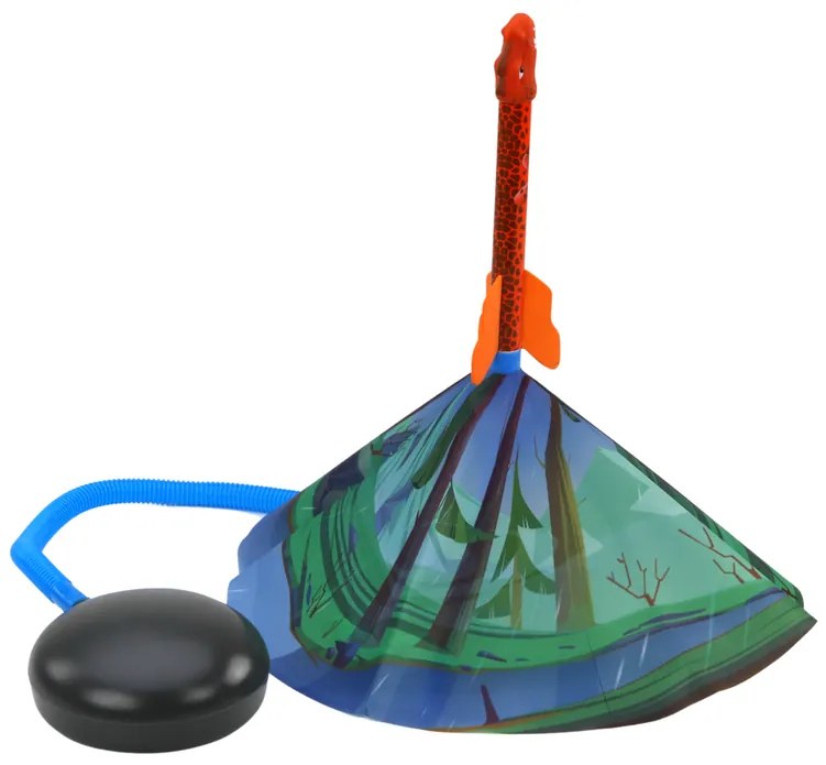 LEAN TOYS Raketomet s raketami dinosaurov