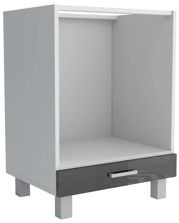 Kuchynská skrinka Lucjan 60D GAZ LUX čierna