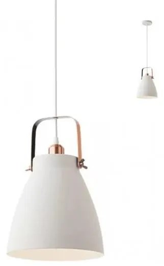 Redo 01-1311 - Luster na lanku ARNE 1xE27/42W/230V biela
