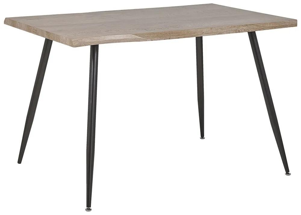Jedálenský stôl LORDAO (prírodná + čierna) (pre 4 osoby). Vlastná spoľahlivá doprava až k Vám domov. 1026744