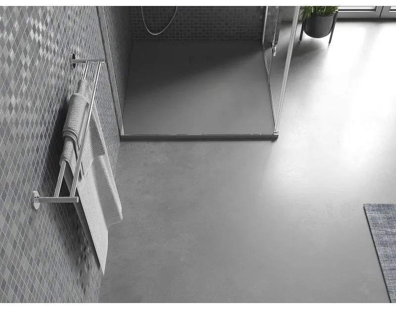 Mexen Bert, SMC štvorcová sprchová vanička 80 x 80 cm, šedá, 4K618080