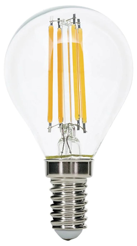 Kvapková LED E14 4,5 W filament 827 stmievateľná