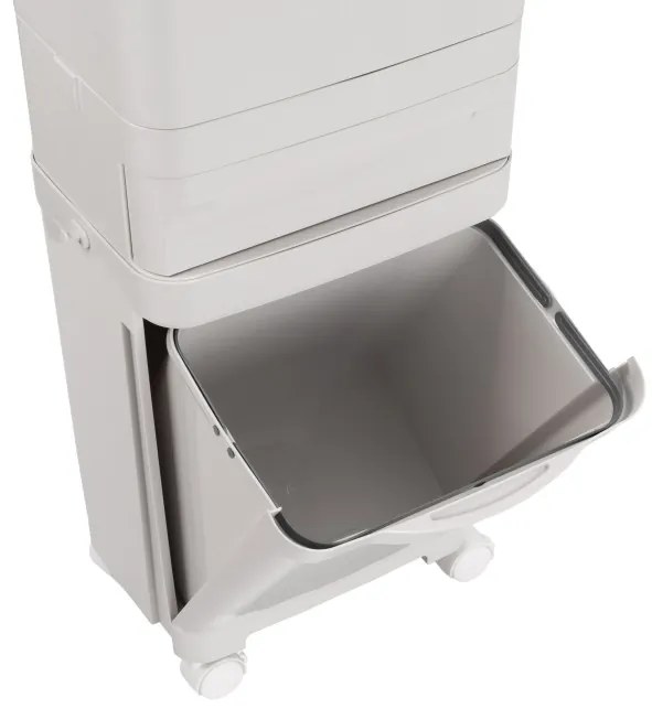 Odpadkový kôš NARDAN 42 l sivý