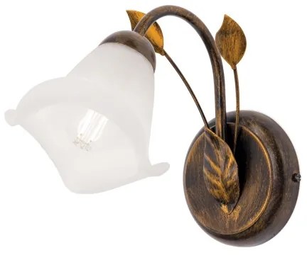 Orion WA 2-1372/1 - Nástenná lampa SISI 1xE14/40W/230V bronz/patina