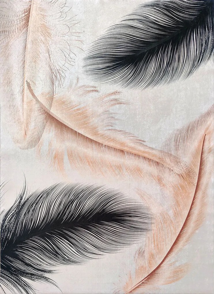 BE Koberec Porte 2395 GREY GOLD – žltý obdĺžnikový Rozmer: 120x180 cm