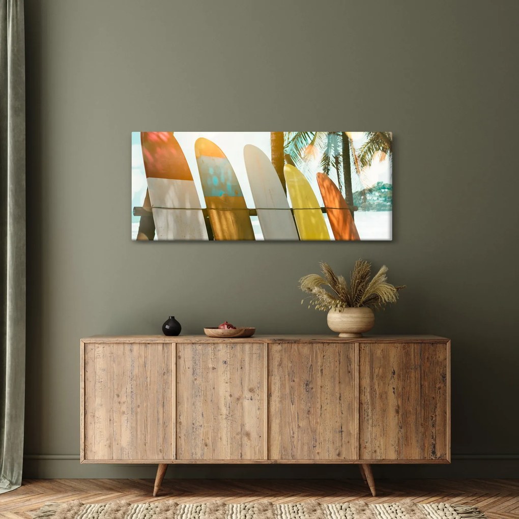 Obraz - Surfovacie dosky (120x50 cm)