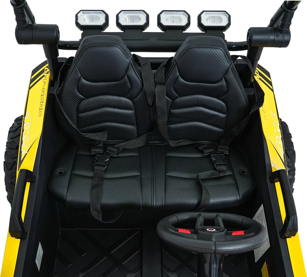 Ramiz Elektrická bugina TURBO 23 pre deti žltá
