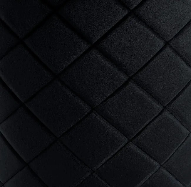 Jedálenská stolička FARGO zamatová, zlatá / čierna