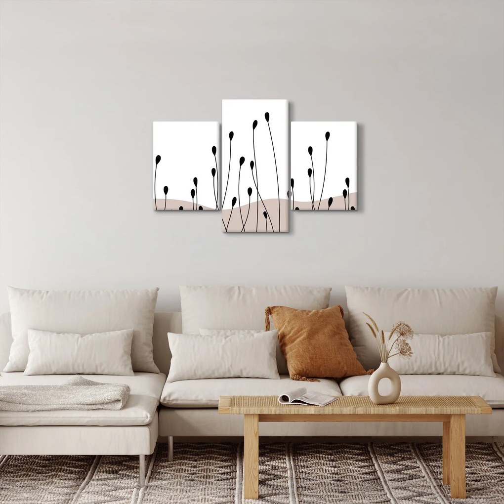 Obraz - Grafická lúka N⁰1 (90x60 cm)