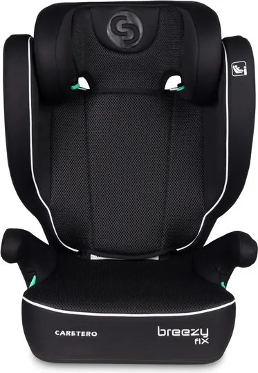 Autosedačka CARETERO BREEZY FIX BLACK (100-150cm)