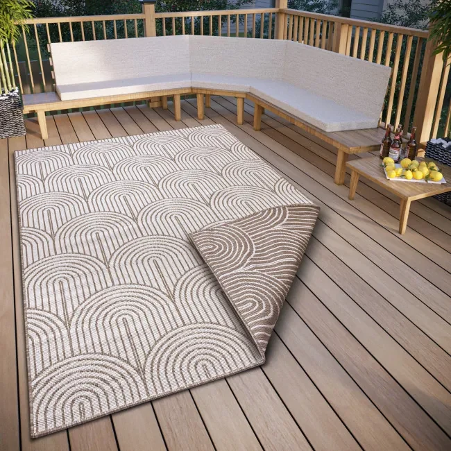 Obojstranný koberec Pangli linen