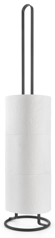 Čierny stojan na toaletný papier Metaltex Origin