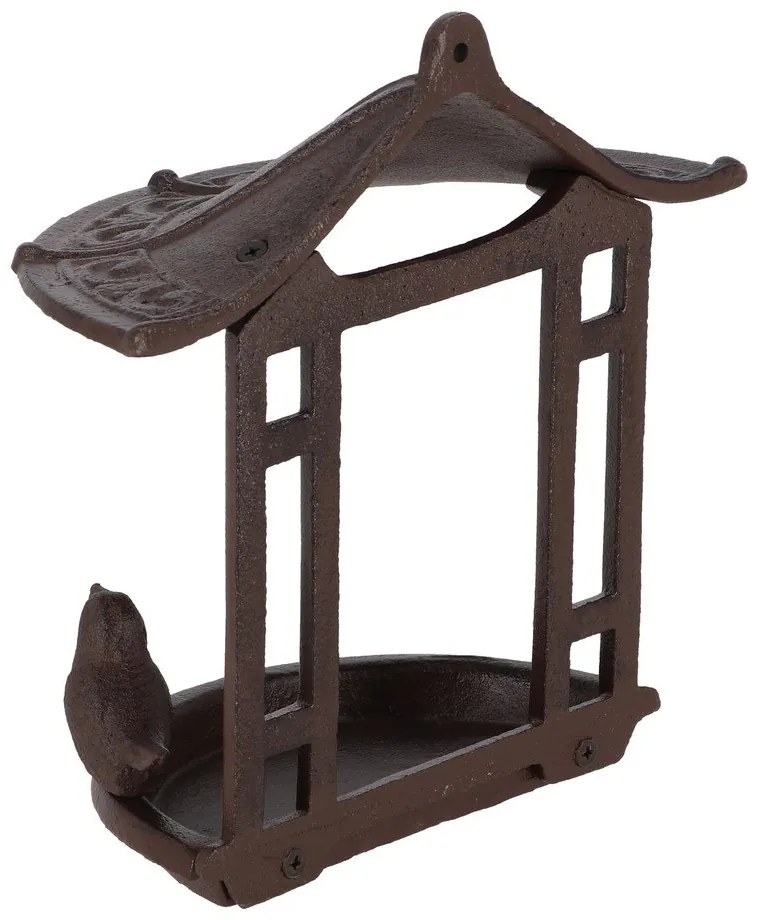 Závesné liatinové kŕmidlo Esschert Design, výška 24,4 cm