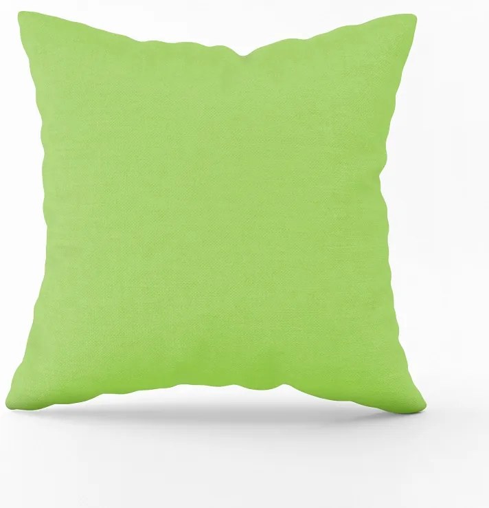 Bavlnená obliečka na vankúš - zelená Veľkost obliečok: 50 x 40 cm, Zapínanie: Gombíky