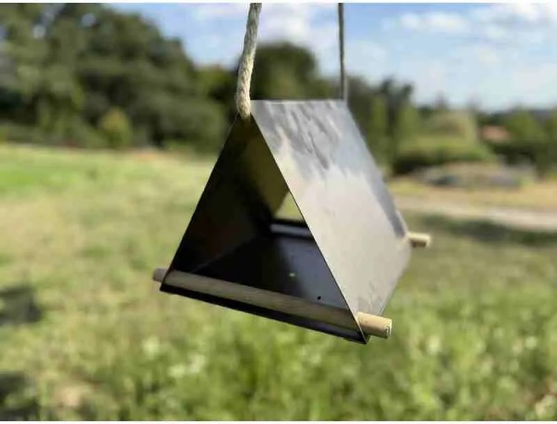 Vela Vtáčie kŕmidlo 25 x 25 x 20 cm, corten CORGARDEN 1041