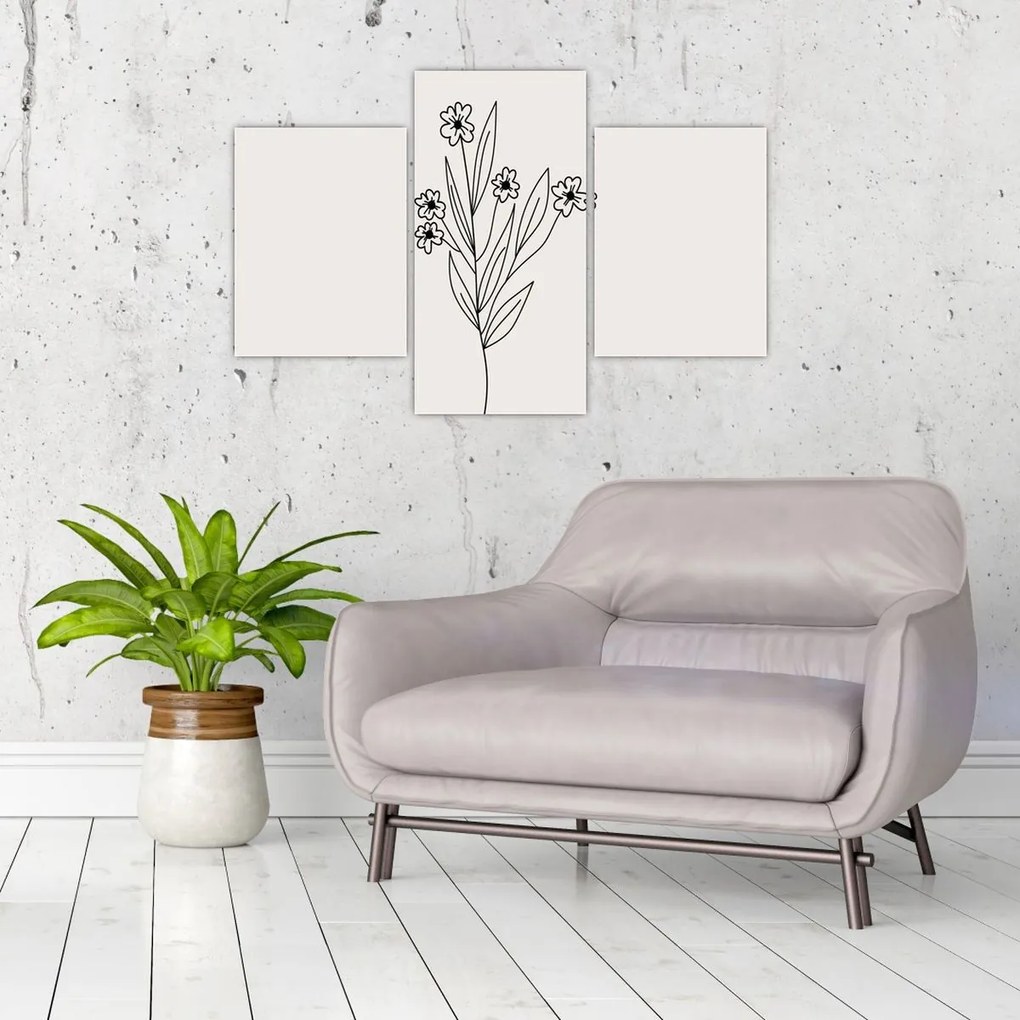 Obraz - Lúčny kvet N⁰1 (90x60 cm)