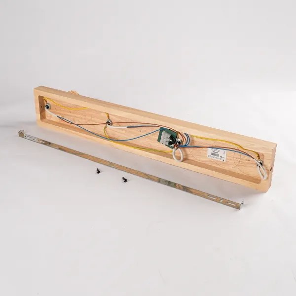 Brilagi - Bodové svietidlo HYGGE 4xE14/15W/230V drevo/dymové