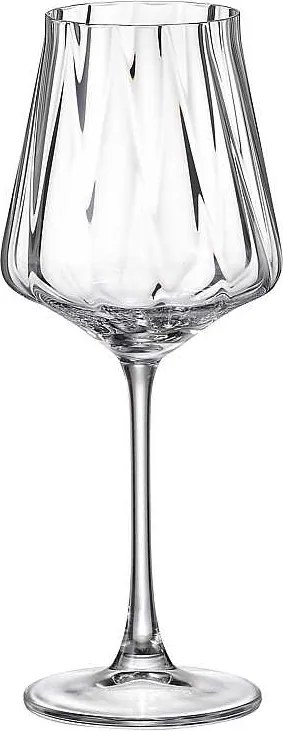 VÝPREDAJ Crystal Bohemia Cettia optic poháre na víno 480 ml