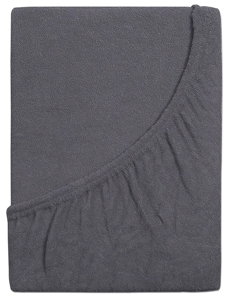 4Home froté prestieradlo Perfect antracit, 90 x 200 cm