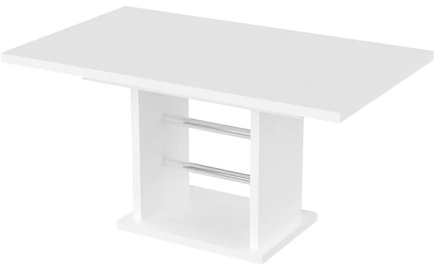 Rozkladací stôl Bath 150/190x90cm Biela