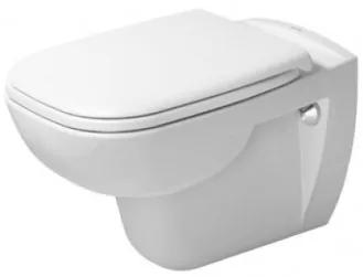 DURAVIT D-Code - Závesné WC, Rimless, s HygieneGlaze, biela 25700920002