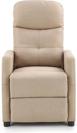 Relaxačné kreslo Fallon (béžová). Vlastná spoľahlivá doprava až k Vám domov. 1039539