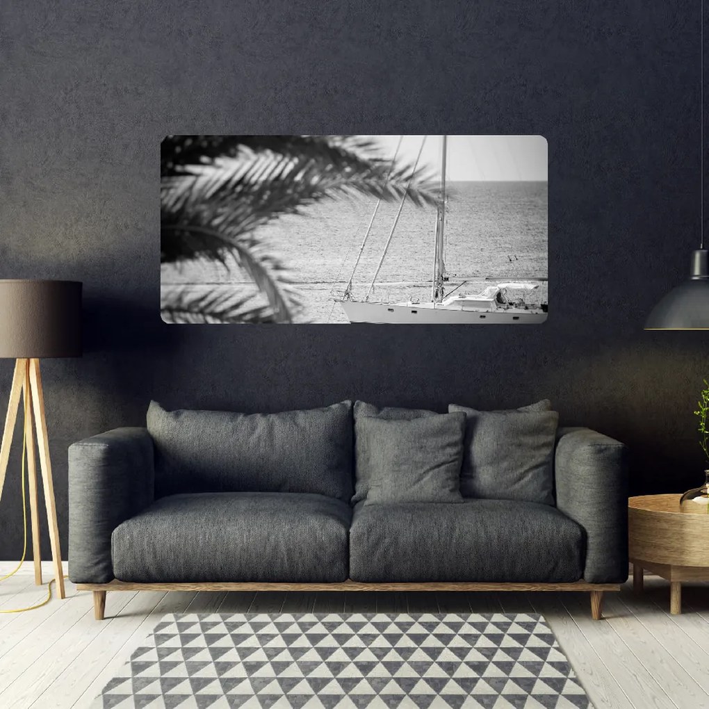 60x120cm Plachetnica - textilná nálepka na stenu