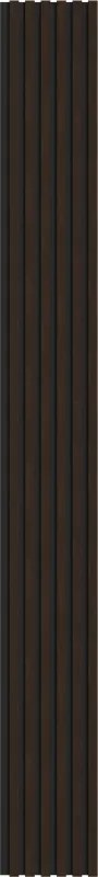Mexen Lam-B, akustické stenové lamely 275 × 30 cm, HDF doska 4 mm, technická dyha, eben hnedý, S100-275307-3015-022