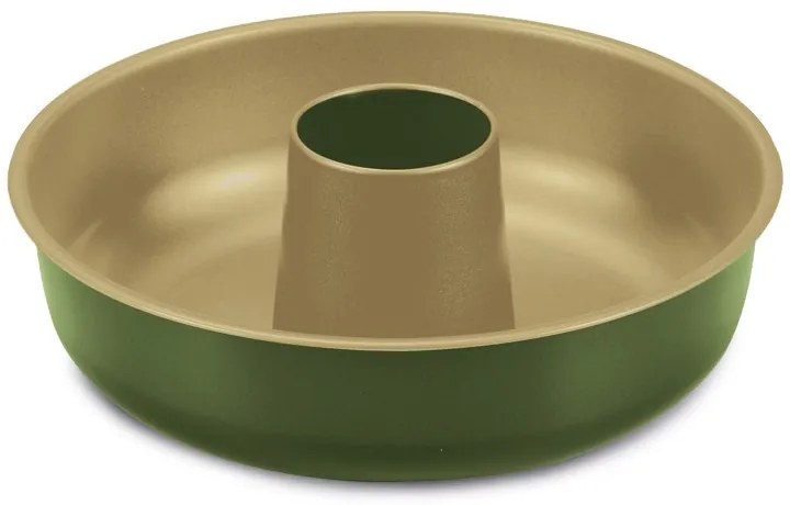 Guardini Forma na bábovku Chocoforme, 25 cm Barva: zelená a zlatá