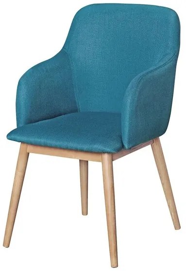 Wohnling Jedálenská stolička v škandinávskom štýle (petrolejová)  (100235621)