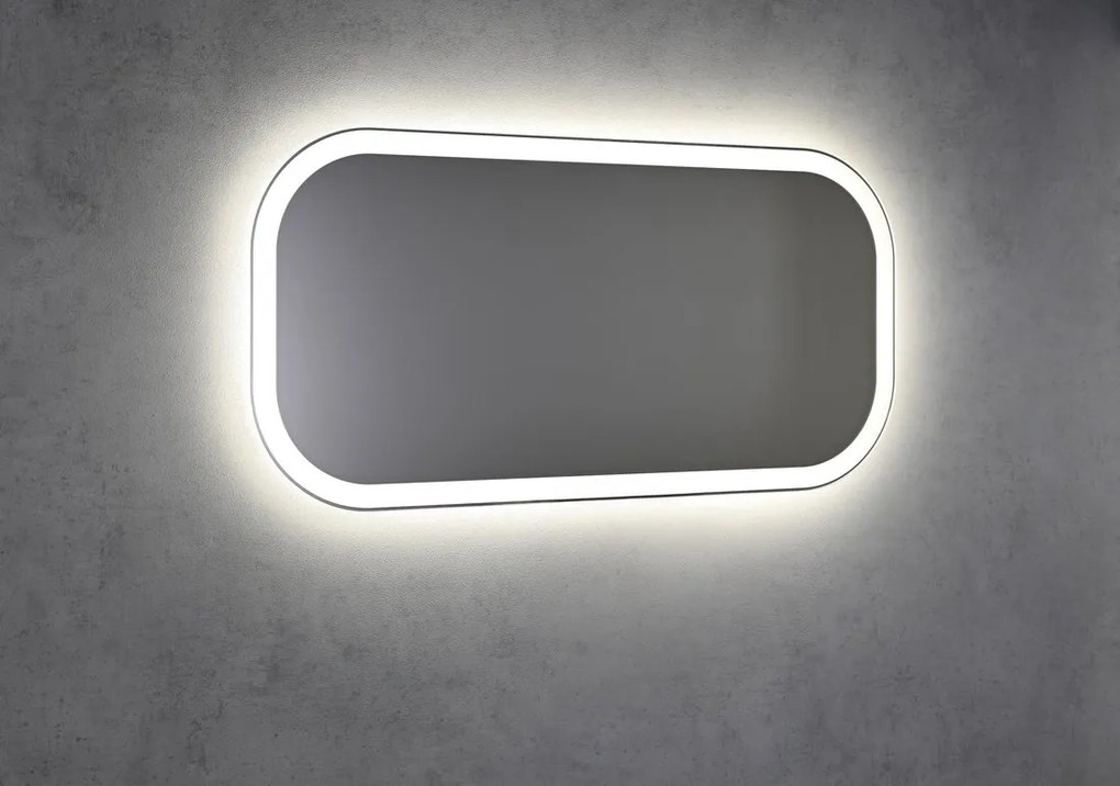 Sapho Sapho, MANOR zrkadlo s LED osvetlením 50x100cm, MN500