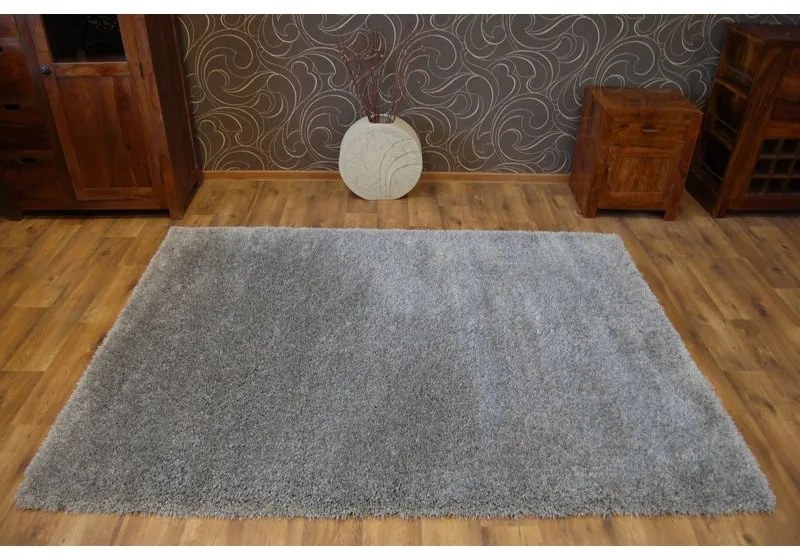 styldomova Sivý koberec shaggy narin P901