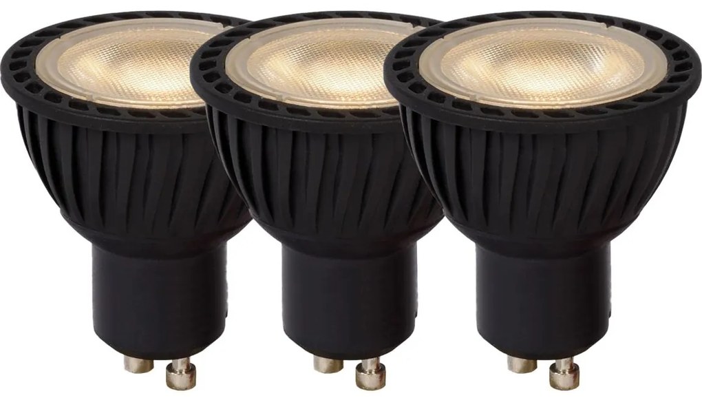 SADA 3x LED Stmievateľná žiarovka MR16 GU10/5W/230V 3000K - Lucide 49006/15/30