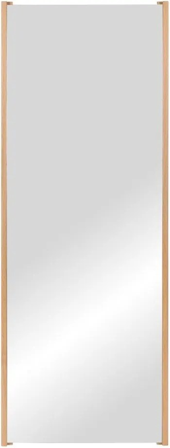 Nástenné zrkadlo s dreveným rámom 60x160 cm Lun – noo.ma